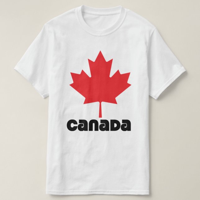 Camiseta Bandera de Canadá (Diseño del anverso)