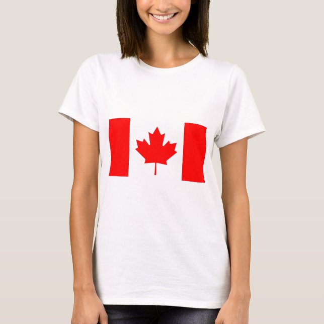 Camiseta Bandera de Canadá (Anverso)