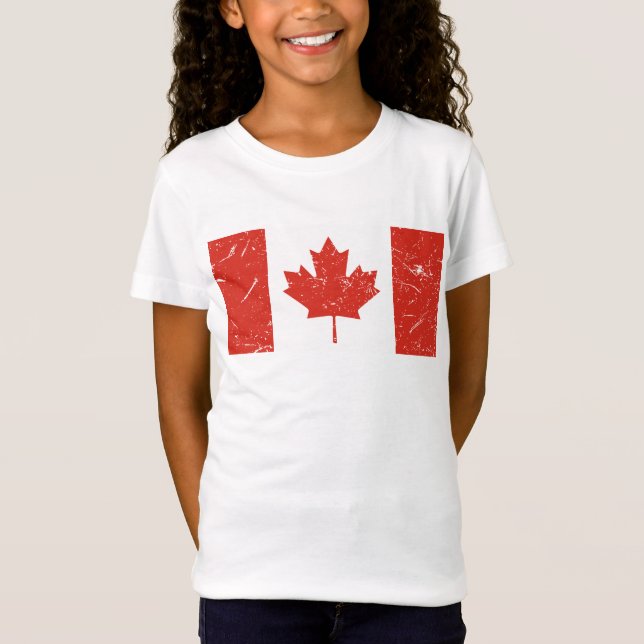 Camiseta Bandera de Canadá (Anverso)