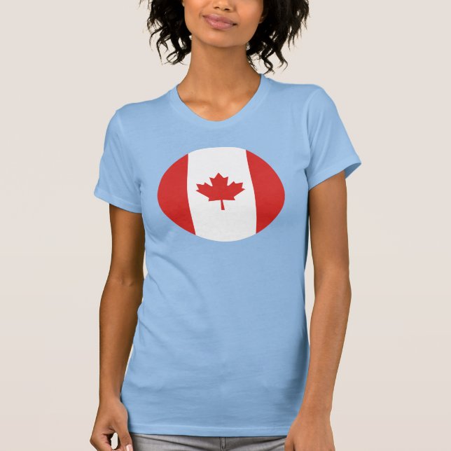 Camiseta Bandera de Canadá (Anverso)
