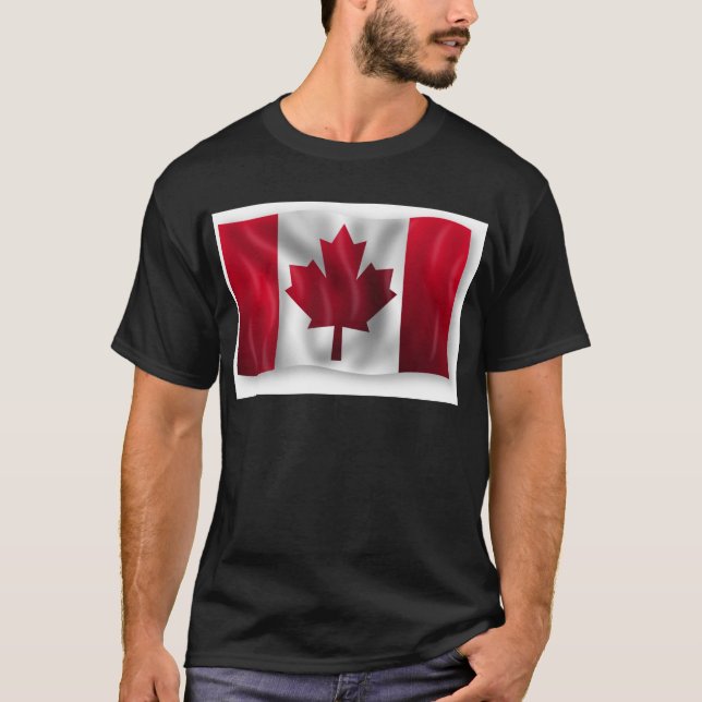 Camiseta Bandera de Canadá (Anverso)