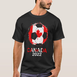 Camiseta Bandera de Canadá 2022 Simpatizante equipo de fútb