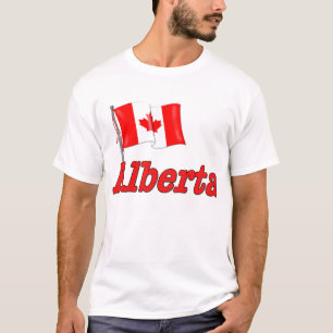 Camiseta Bandera de Canadá - Alberta