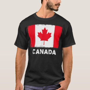 Camiseta Bandera de Canadá apoya regalo de hombres canadien