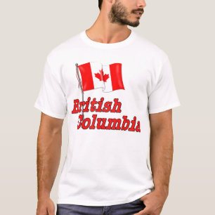 Camiseta Bandera de Canadá - Columbia Británica