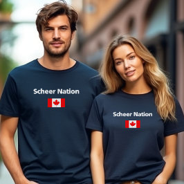 Camiseta Bandera de Canadá conservadora de la nación Andrew