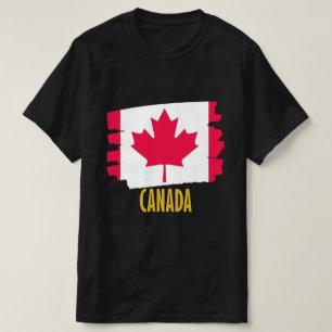 Camiseta Bandera de Canadá - Diseño clásico de hojas de arc