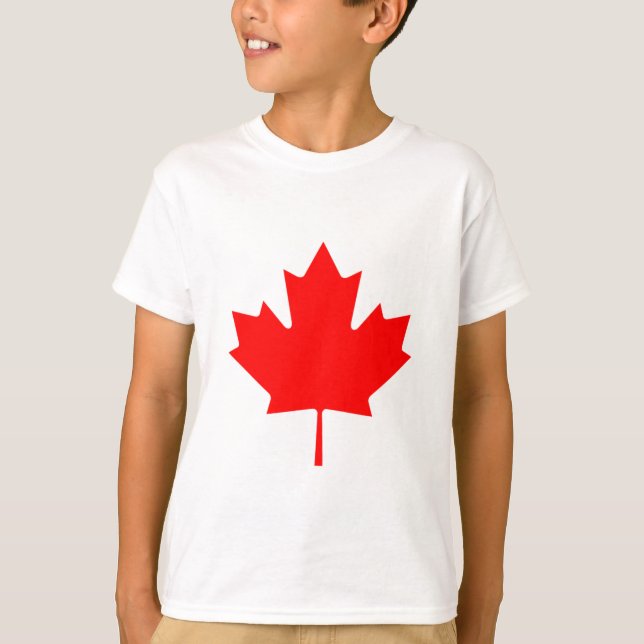Camiseta Bandera de Canadá - Drapeau du Canadá (Anverso)