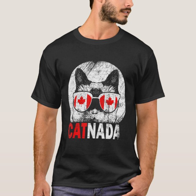 Camiseta Bandera de Canadá para gafas de sol de Canadá (Anverso)