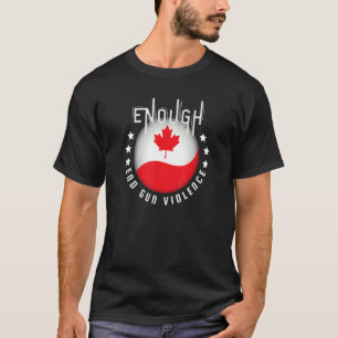Camiseta Bandera de Canadá pone fin a la violencia de géner
