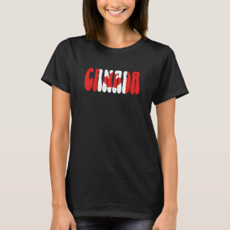 Camiseta Bandera de Canadá Recuerdo de vacaciones Canadiens