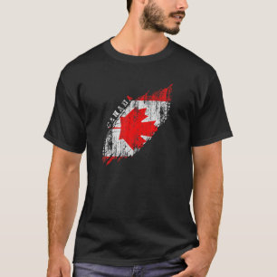 Camiseta Bandera de Canadá retro regalo del Día de Canadá