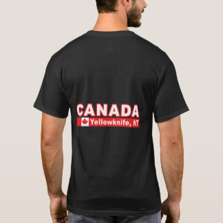 Camiseta Bandera De Canadá Y Territorios Del Noroeste Ciuda