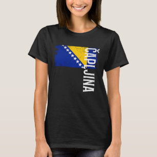 Camiseta Bandera De Capljina En Bosnia Para Hombres Mujeres