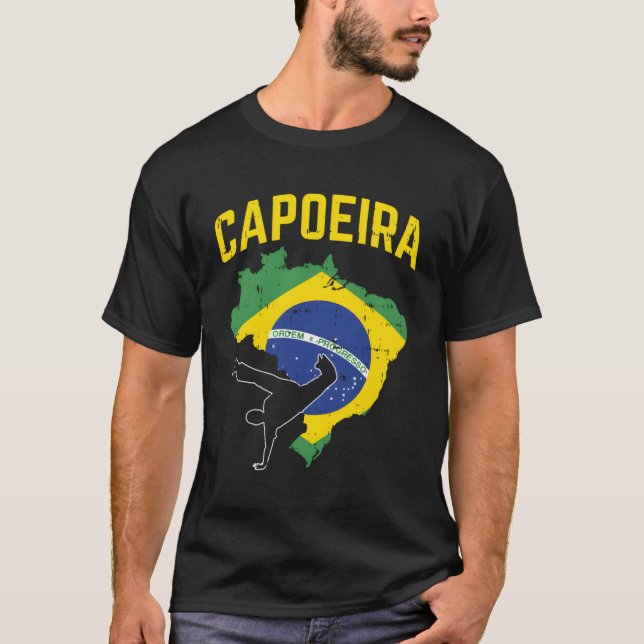 Camiseta Bandera de Capoeira Brasil Artes Marciales African (Anverso)
