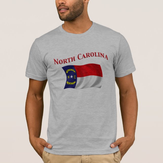 Camiseta Bandera de Carolina del Norte (Anverso)