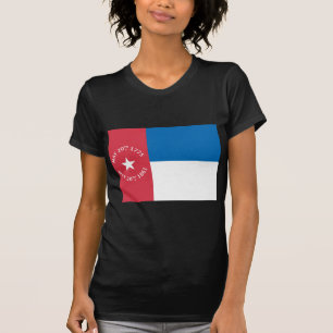 Camiseta Bandera de Carolina del Norte (1861-1885)