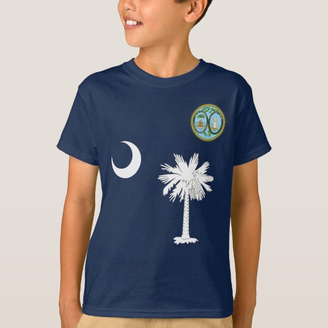 Camiseta Bandera de Carolina del Sur (Anverso)