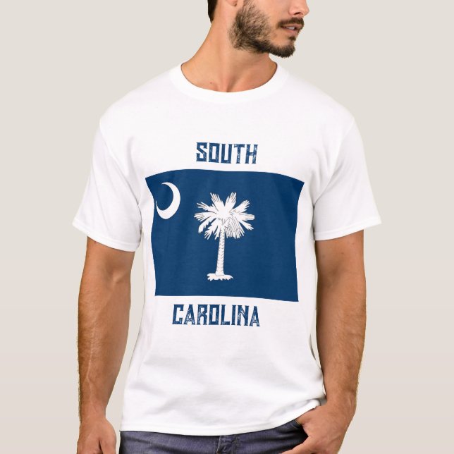 Camiseta Bandera de Carolina del Sur (Anverso)