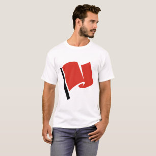 Camiseta Bandera de Carrera Roja