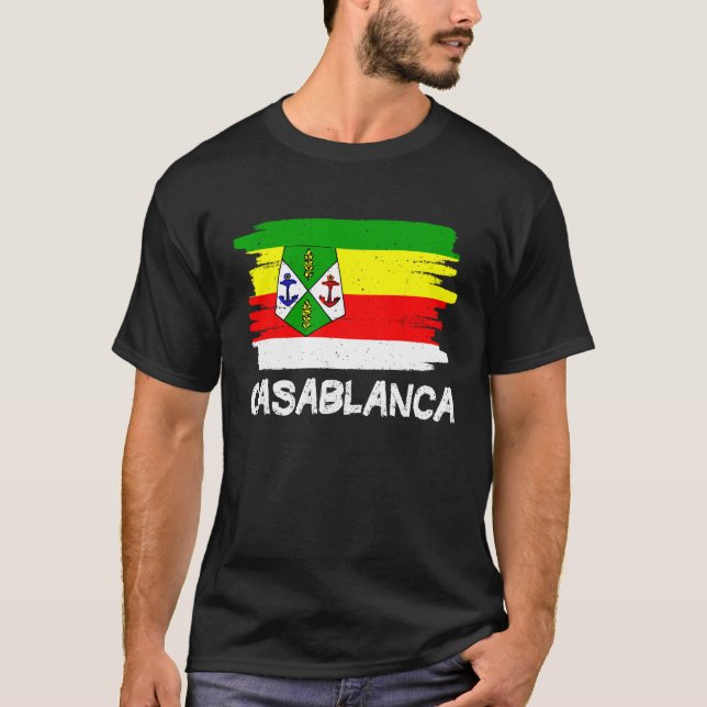 Camiseta Bandera de Casablanca (Anverso)