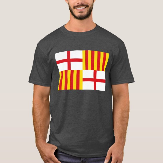 Camiseta Bandera de Cataluña (Anverso)