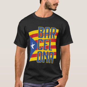 Camiseta Bandera de Cataluña de Barcelona Estelada Blava So