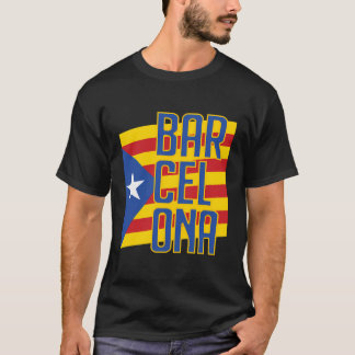 Camiseta Bandera de Cataluña de Barcelona Estelada Blava So