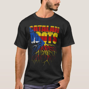 Camiseta Bandera de Cataluña por raíces catalanas