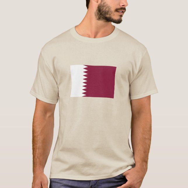 Camiseta Bandera de Catar (Anverso)