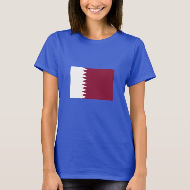 Camiseta Bandera de Catar (Anverso)
