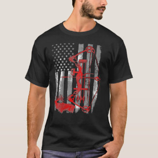 Camiseta Bandera de caza de venados de Bow