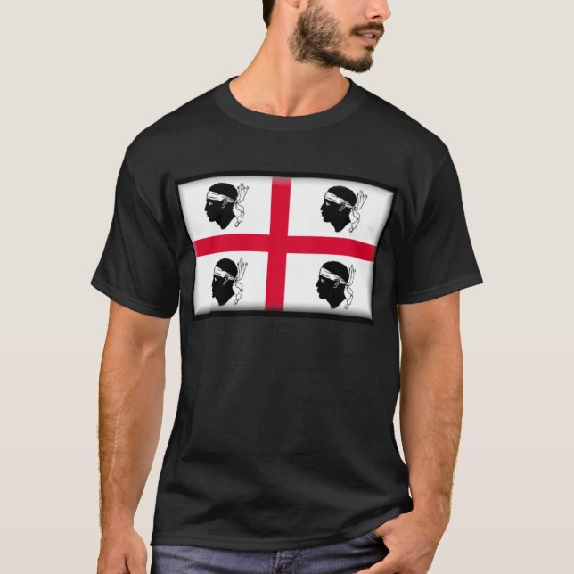 Camiseta Bandera de Cerdeña (Italia) (Anverso)