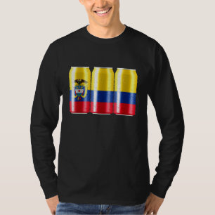 Camiseta Bandera De Cerveza De Colombia En Una Caña - Poder