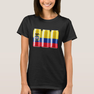 Camiseta Bandera De Cerveza De Colombia En Una Caña - Poder