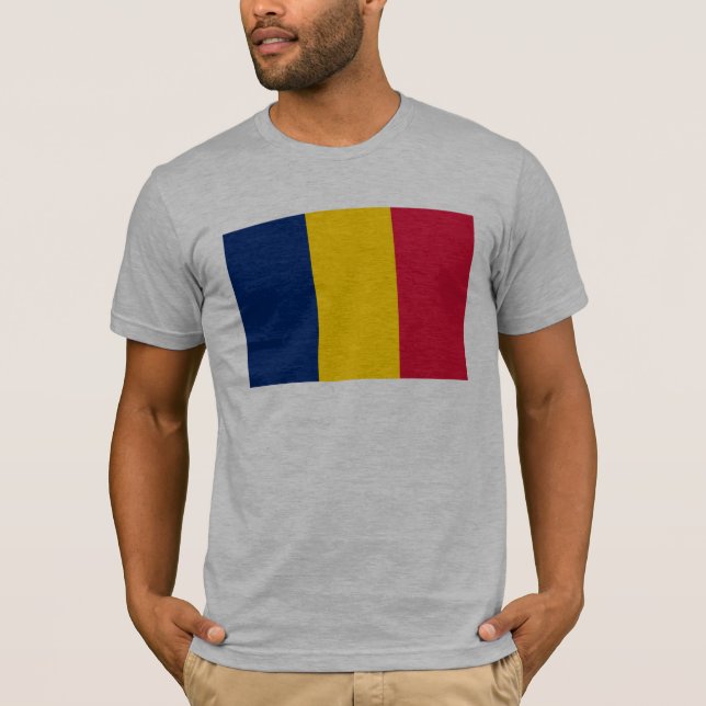 Camiseta Bandera de Chad (Anverso)
