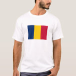 Camiseta Bandera de Chad<br><div class="desc">Bandera patriótica de Chad.</div>