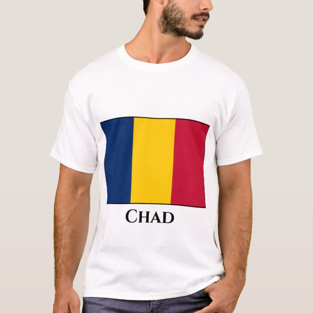 Camiseta Bandera de Chad (Anverso)