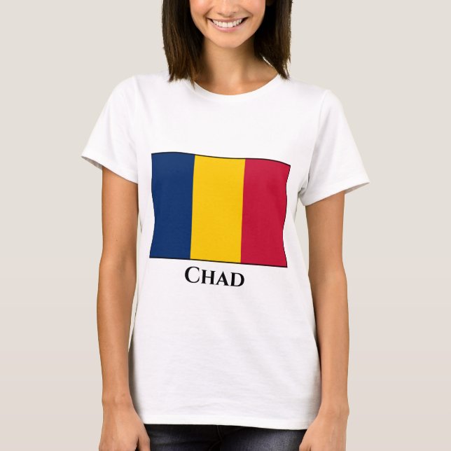 Camiseta Bandera de Chad (Anverso)