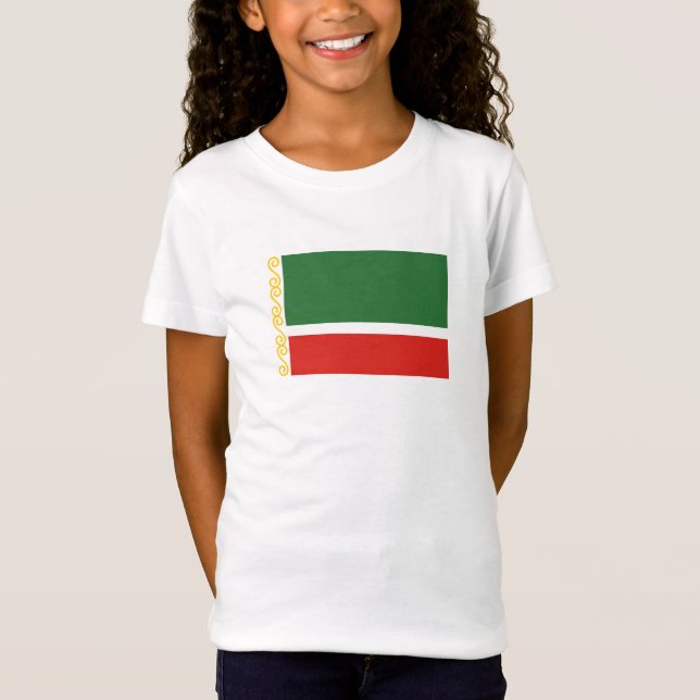 Camiseta Bandera de Chechenia (Anverso)