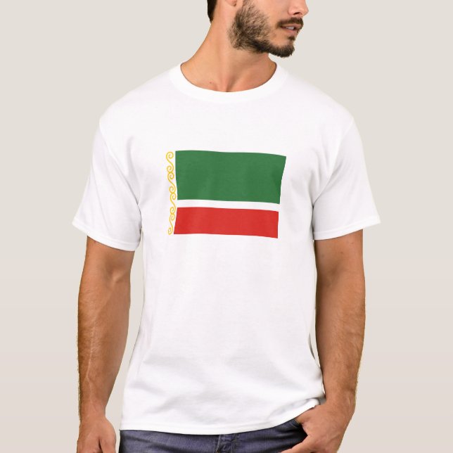 Camiseta Bandera de Chechenia (Anverso)