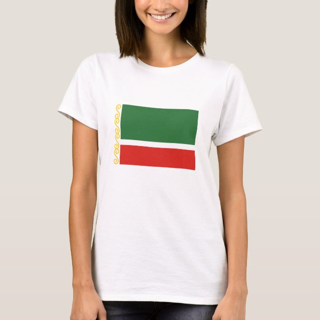 Camiseta Bandera de Chechenia (Anverso)