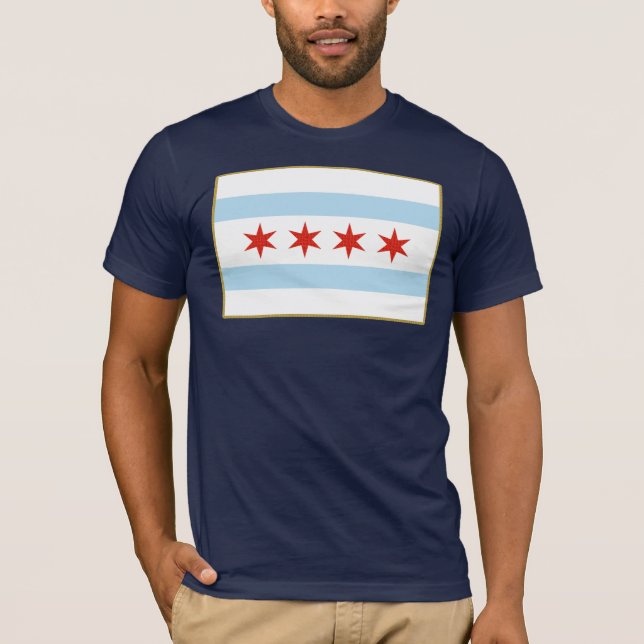 Camiseta Bandera de Chicago (Anverso)