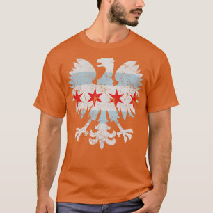 Camiseta Bandera de Chicago Águila Polaca