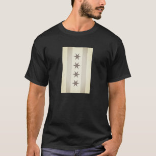 Camiseta Bandera de Chicago Noir T-Shirt