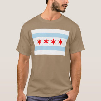 Camiseta Bandera de Chicago retro