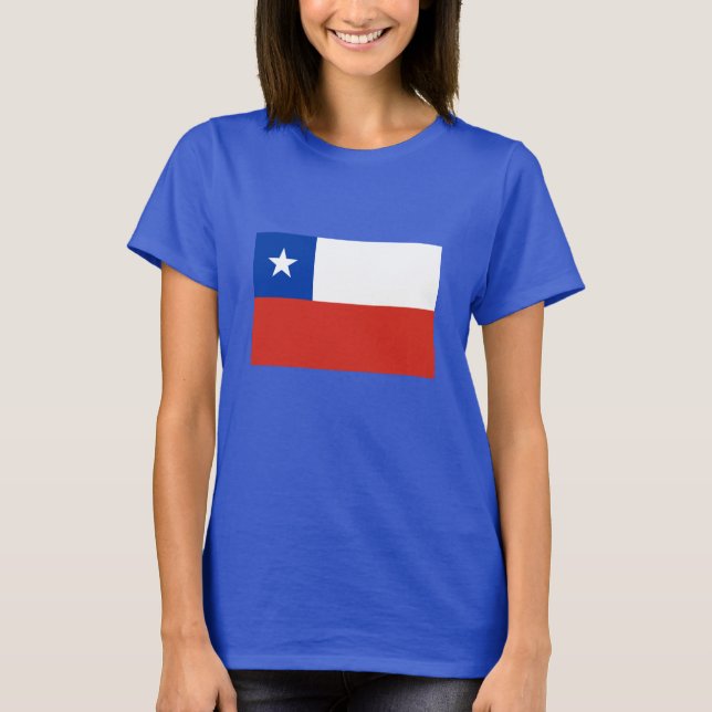 Camiseta Bandera de Chile (Anverso)