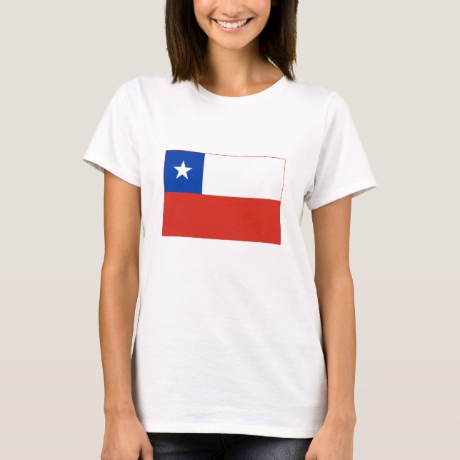 Camiseta Bandera de Chile (Anverso)