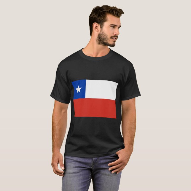 Camiseta Bandera de Chile (Anverso completo)