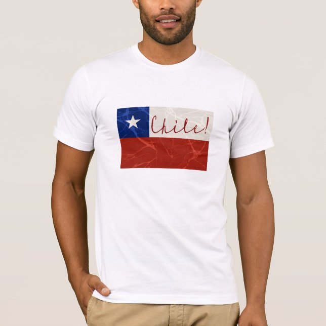 Camiseta Bandera de Chile (Anverso)